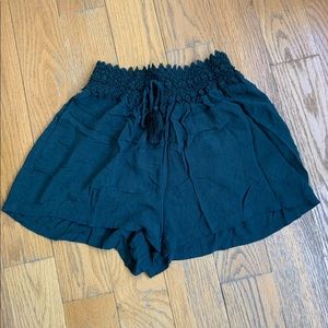 Dark Green Trendy, Beach and Pool Shorts
